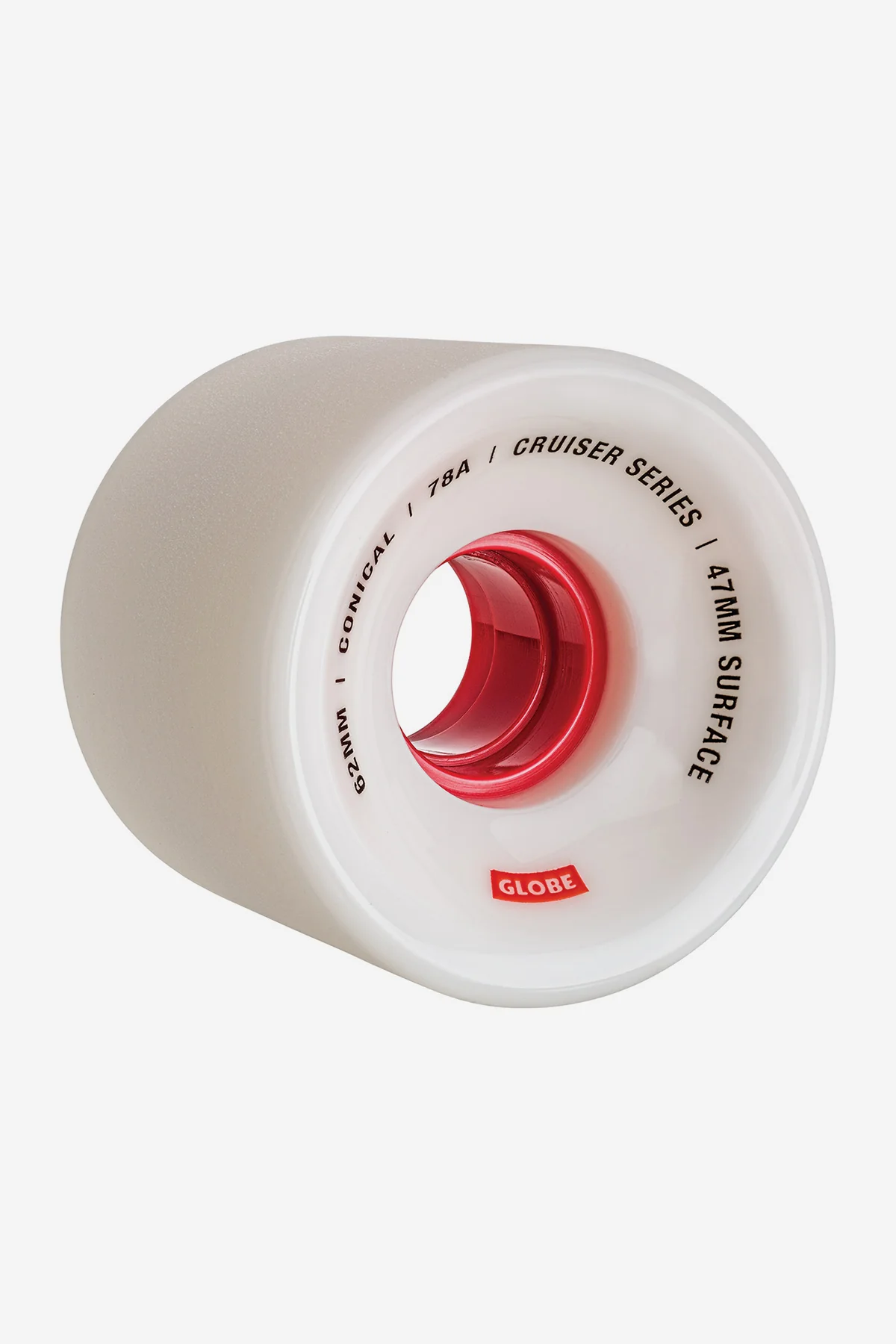 Conical Cruiser Wheel Wheels 62" - White/Red/62
