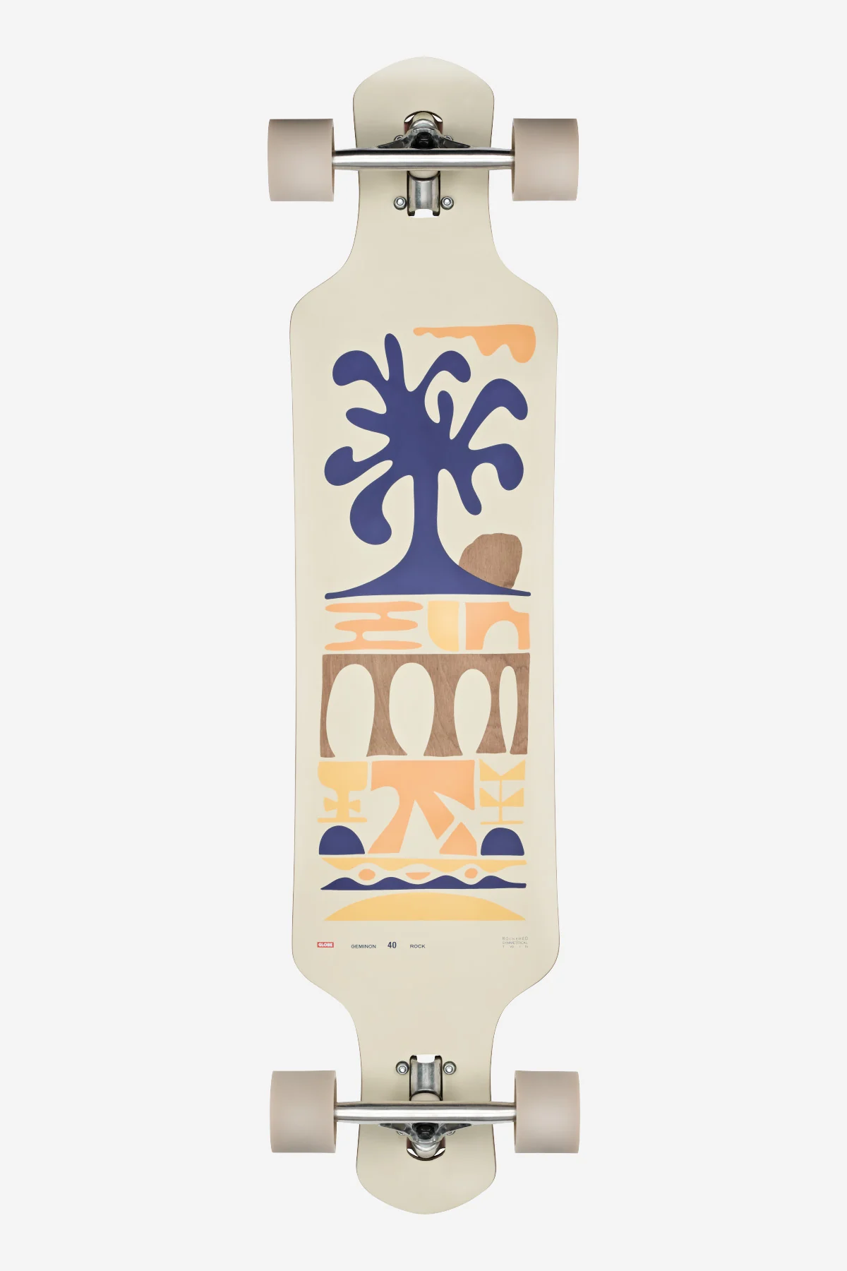Geminon Rock Longboard 40" - Mediterranean