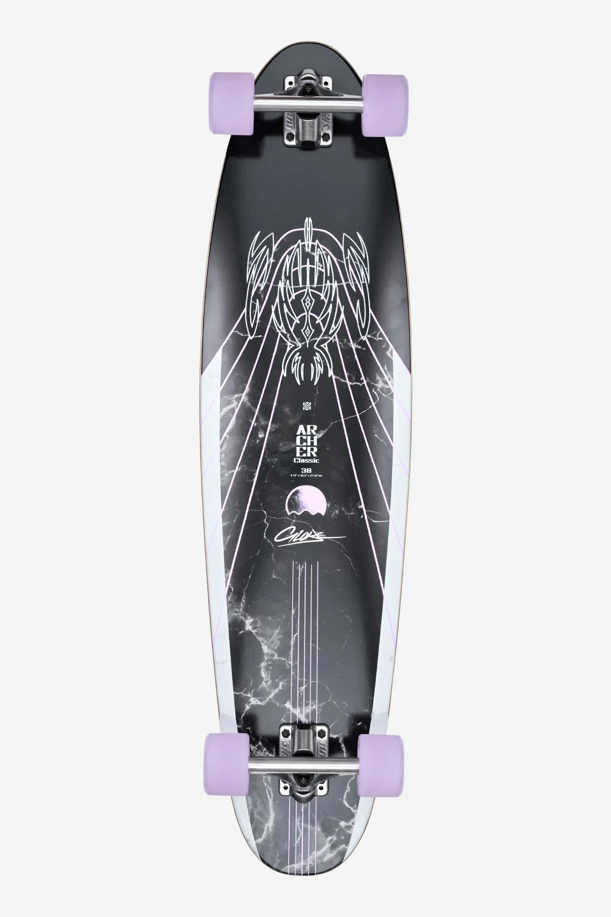 Archer Classic Longboard 38" - Bamboo Purple
