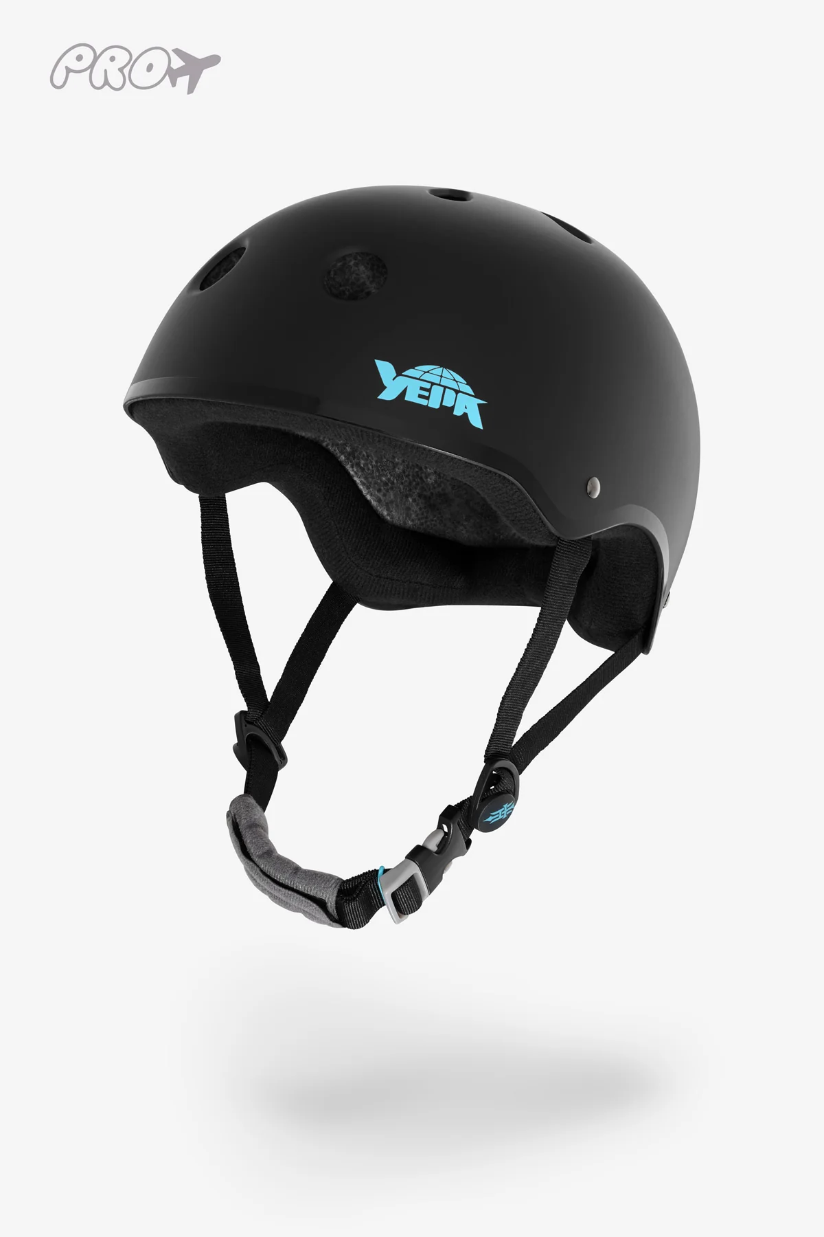 YEPA T-Shell Pro Helmet - Hawk - Matte Black/Teal