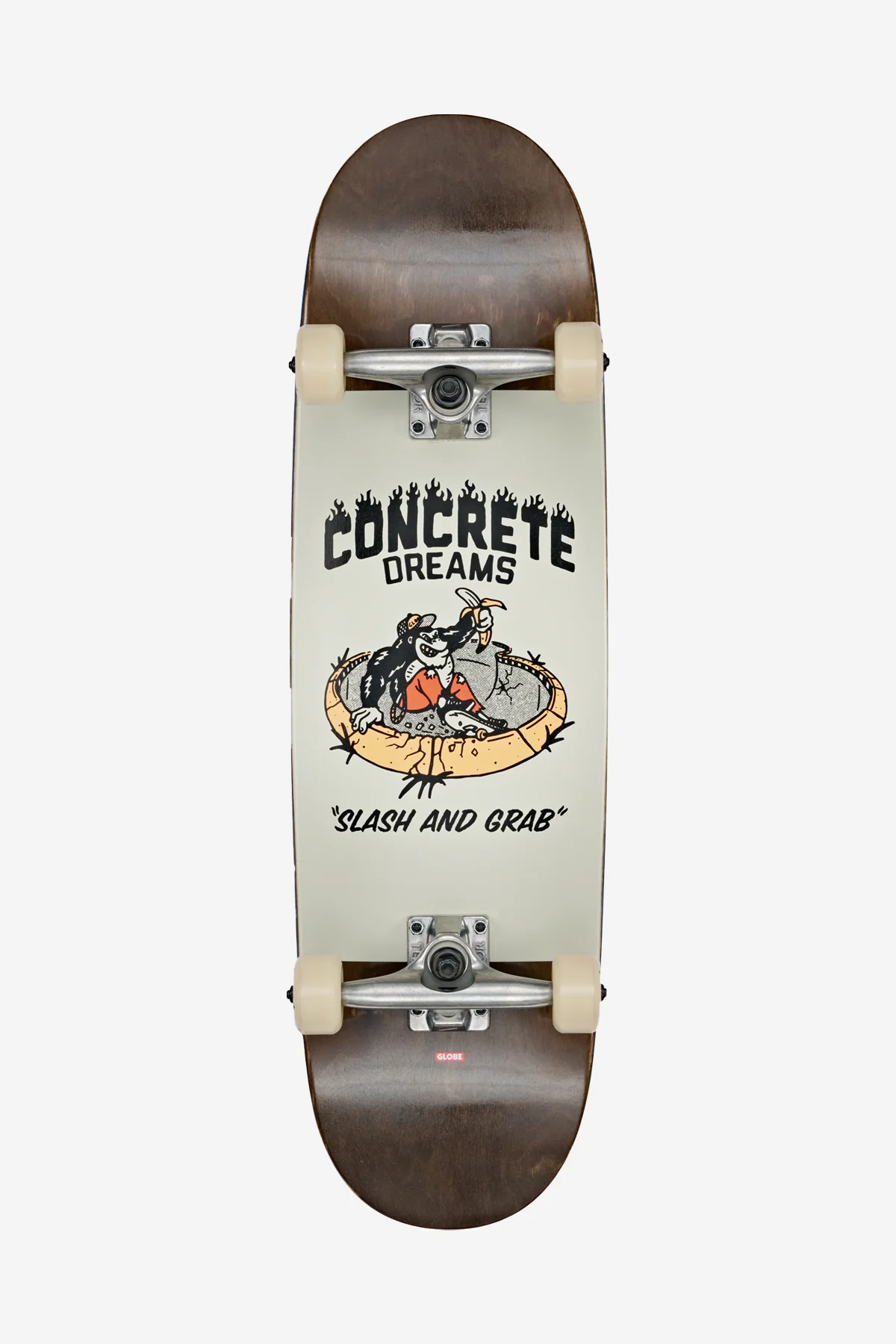 Kids Softie Mid Complete 8.25" - Dark Maple/Concrete Dreams